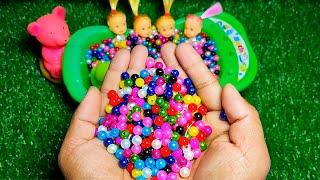 Satisfying Video - How To Make Rainbow Glitter Balls  ASMR