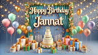 JANNAT Happy Birthday To You||Happy Birthday Song JANNAT🎂👧