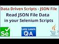 Selenium/Java Concepts - How to Read Data from JSON File