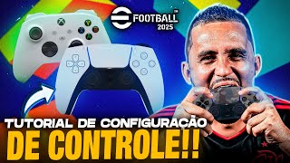 🎮🔥 TUTORIAL DE CONFIGURAÇÃO DE CONTROLE AVANÇADO | APRENDA A CONFIGURAR SEU CONTROLE EFOOTBALL 2025