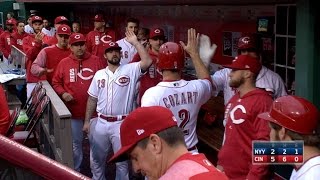 NYY@CIN: Reds score five runs in the 2nd inning