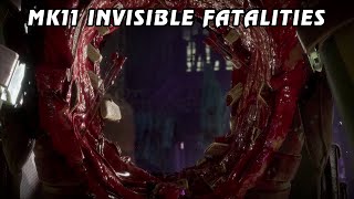 Mortal Kombat 11 All Fatalities & Friendships performed by Invisible Characters