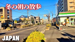 [4k] 冬の日本の郊外を歩く | Suburban Walk in Japan ||