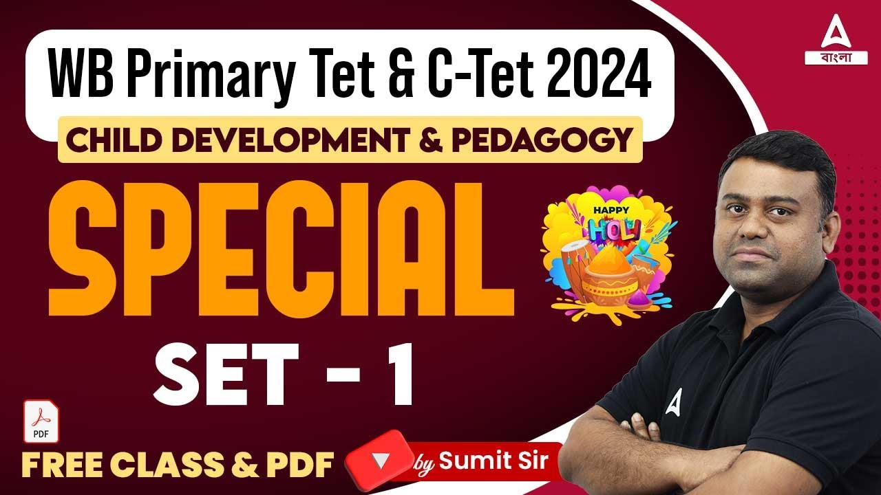 Wb Primary Tet Ctet 2024 Wb Primary Tet Cdp Class Child