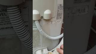 A C Split System Water Leaking Down Wall Inside