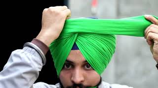 ਮੋਰਨੀ ਵੱਟਾਂ ਵਾਲੀ ਪੱਗ 5.5 ਮੀਟਰ, How To Tie Morni Wattan Wali Pagg 5.5 Meter,@TURBANLOVES