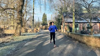 10km TRAIL RUN IN -5 DEGREES \u0026 SISTER TIME |