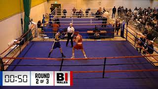 EVAN JAMES VS PHILIP GREEN    YOUTH 63.5KG   WELSH NOVICE CHAMPIONSHIP FINAL