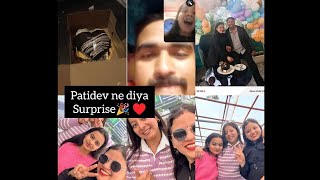 Patidev Ne Diya Surprise 🎁🥰//Friend ki Birthday party🎂@GMSTUDIOHALDIA01 @YouTube #dailyvlog