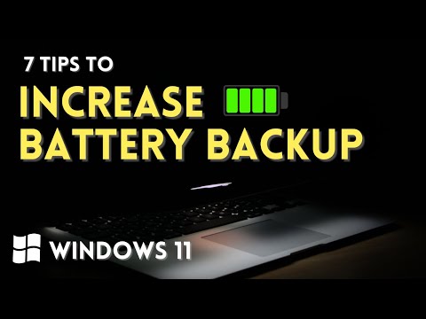 How To Fix Battery Drain Issues on Windows 11 | Increase Battery Backup