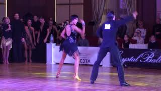 Darren Hammond \u0026 Milla Samba 1/4 Amateur Latin  Crystall Ball 2018