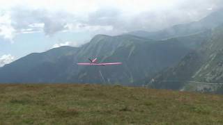 Viking 2 F3F scratching at clouds base - Col de Tende