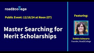 Master Searching for Merit Scholarships