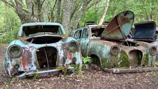 Båstnäs Bastnas car cementary, Sweden