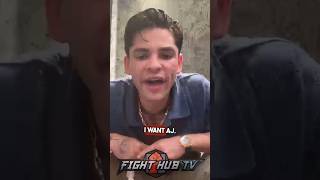 Ryan Garcia CALLS OUT Anthony Joshua; moving up to HEAVYWEIGHT!