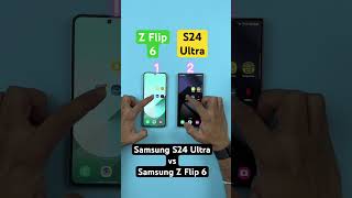 Samsung S24 Ultra vs Samsung Z Flip 6 Speedtest