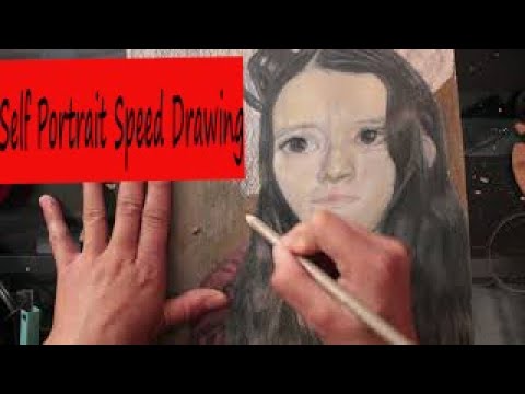 Self Portrait Speed Drawing Youtube
