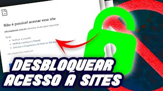 DESBLOQUEAR SITES BLOQUEADOS (Windows 10 e Windows 11) - 2024