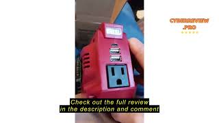 Review LIVOWALNY 200W Power Inverter for Milwaukee M18 Battery, DC 18V to AC 110-120V Battery Invert