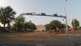 Driving around Texarkana, Texas and Arkansas