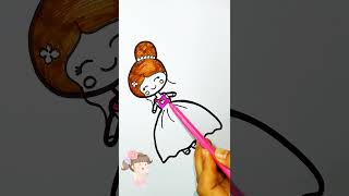 How to draw a cute candy doll#doll#candydoll,#cutedoll,#sweetdoll,#littlecandy,#littledoll,#draweasy