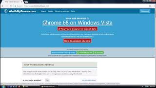 Chrome 68 on Windows Vista Extended Kernel !!!