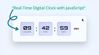 ⏰ How to Build a Dynamic Digital Clock Using HTML, CSS & JavaScript | Beginner Web Dev Project