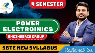 #1 I EE I 4th Sem I  Power Electronics Syllabus and Introduction SBTE I Download Engineers Group App