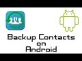 How to backup contacts on android