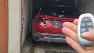 Hyundai Tucson NX4 RSPA small garage in and out