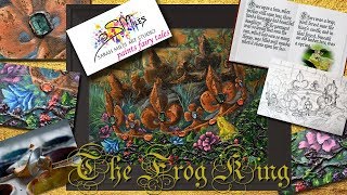 'THE FROG KING' by Sarah Miles Art Studio *MIXED MEDIA*