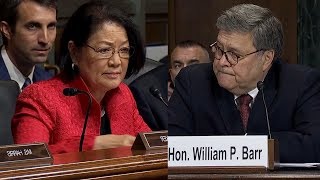 William Barr questioned by Sen. Mazie Hirono: full video on May 1, 2019