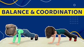 14 ENERGETIC BALANCE & COORDINATION EXERCISES FOR KIDS