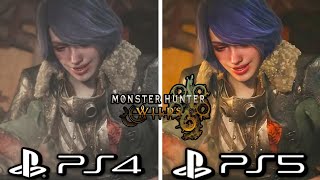 Monster Hunter Wilds PS4 vs PS5 Graphics Comparison