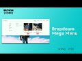 Dropdown Mega Menu using HTML and CSS