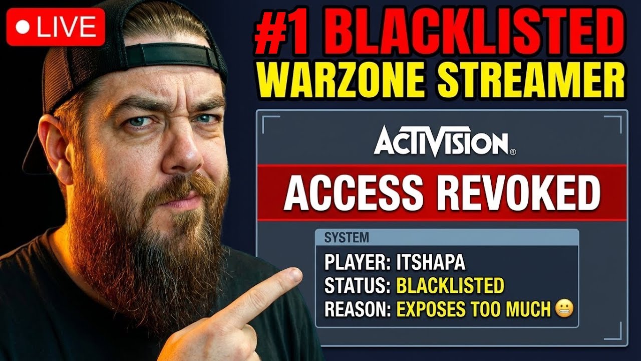 1 Blacklisted Warzone Streamer Exposed Live For Telling The Truth