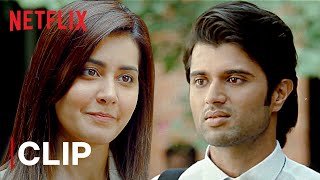 Vijay Deverakonda & Rashi Khanna Romantic Scene | World Famous Lover | Netflix India