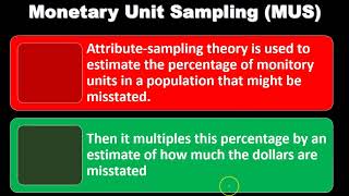 Monetary Unit Sampling (MUS)