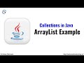 ArrayList Example in Java | Collection Framework | Java Collections | Java Tutorial For Beginners