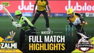Full Highlights | Peshawar Zalmi vs Lahore Qalandars | Match 23 | HBL PSL 8 ||PESH VS LAH