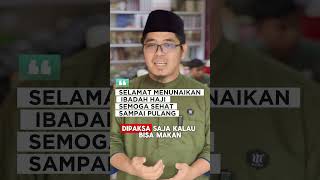 Tips Haji Lancar 01: Tetap makan agar ada tenaga \u0026 tidak lemas | Muflih Safitra, M.Sc. [2024/1445H]