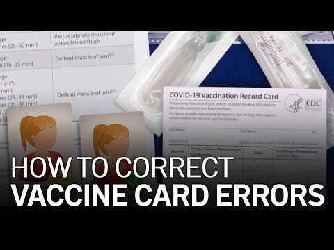 Explained: How to Fix Vaccine Card Errors