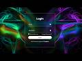 Animated Login Form Using HTML CSS 🔥 | Modern UI Design