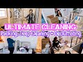 MAJOR CLEANING MOTIVATION |  TIME TO START PACKING!! BATHROOM DEEP CLEAN, DECLUTTER, PACKING + MORE