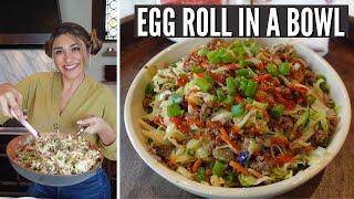 KETO EGG ROLL IN A BOWL! How to Make a Delicious Keto Egg Roll in a Bowl Recipe | Only 5 Net Carbs!