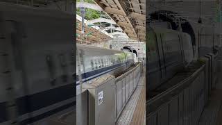 東海道新幹線熱海駅通過