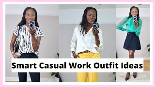 Smart Casual Office Outfit Ideas || What to wear to Office Lookbook