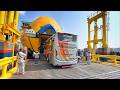 Overflowing!!! Merak Harbor Was Dominated by West Sumatra Buses | Miyor Sleeper Bus Eps 3