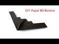 How to Make Paper Airplane B2 Stealth Bomber | DIY Paper Crafts B2 Plane