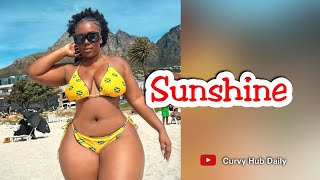 Sunshine ✔️ Gorgeous Plus Size Curvaceous Model ~ Bio & Facts